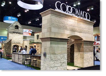Coronado Stone Products NAHB International Builders' Show Booth