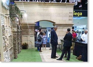 Coronado Stone Products NAHB International Builders' Show Booth