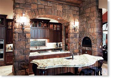 English Rubble Stone Veneer / Dakota Brown