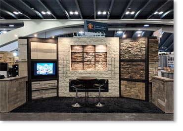 Coronado Stone Products Pacific Coast Builders Conference Booth