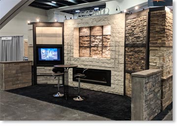 Coronado Stone Products Pacific Coast Builders Conference Booth
