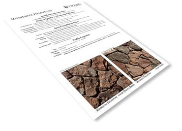 Coronado Stone Products - Product Specification Sheets