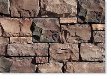 Country Rubble Manufactured Stone / Coastal Brown