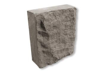 Chiseled Window Stone Straight Stone Veneer Accessory / Light Grey