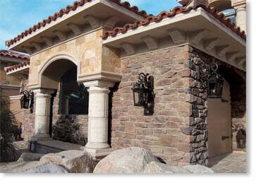 French Country Villa Manufactured Stone / Bordeaux