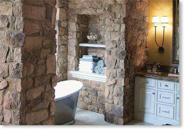 French Country Villa Manufactured Stone / Volterra
