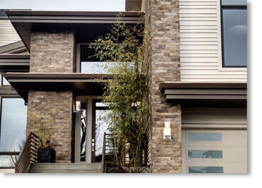 3in Split Limestone Manufactured Stone / Walnut