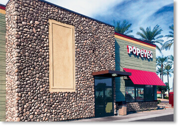 River Rock Manufactured Stone / Sienna Brown