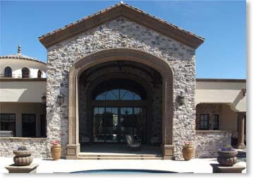 Combo 50/50 French Country Villa Manufactured Stone / Champagne - Italian Villa / Verona