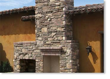 Combo 60/30/10 Italian Villa Manufactured Stone / Volterra - Tuscan Villa / Florentine - Special Used Brick / Rustic Blend
