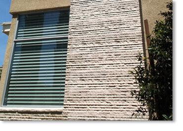 Chiseled Limestone Manufactured Stone / Cream