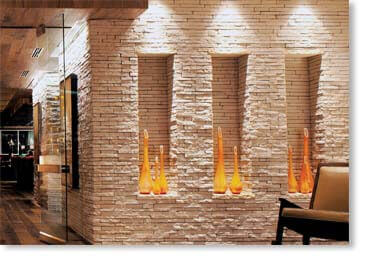 Coronado Strip Stone Manufactured Stone / White