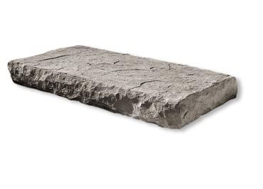 Flagstone Wall Cap Stone Veneer Accessory / Light Grey
