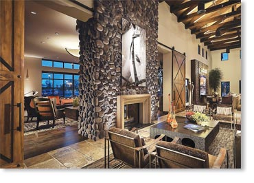 River Rock Manufactured Stone / Sienna Brown