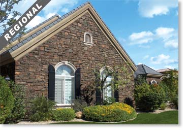 Carolina Rubble Manufactured Stone / Dakota Brown