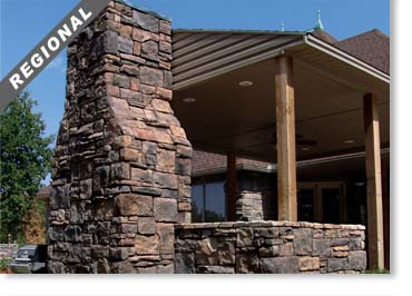 Carolina Rubble Manufactured Stone / Dakota Brown