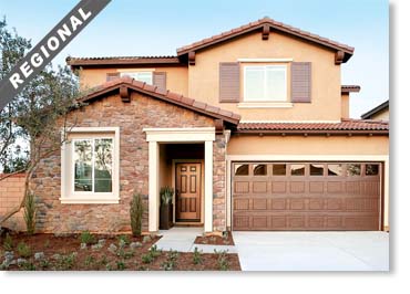 French Country Villa Manufactured Stone / Carmel Mountain