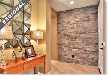 Old World Ledge Manufactured Stone / Burnt Oak