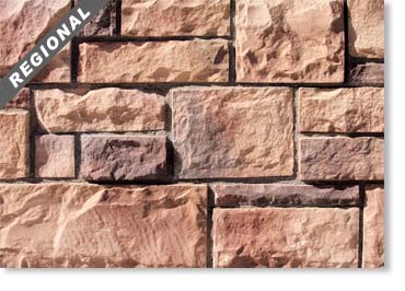 Country Castle Manufactured Stone / Sunset Blend