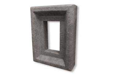 Electrical Box Stone Veneer Accessory / Charcoal