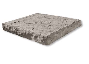 Flagstone Post Cap Stone Veneer Accessory / Light Grey