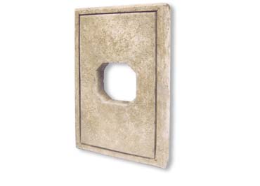 Large Light Box Stone Veneer Accessory / Cream