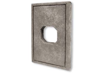 Large Light Box Stone Veneer Accessory / Light Grey