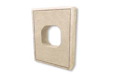 Small Light Box Stone Veneer Accessory / Cream