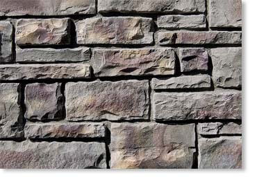 Country Rubble Manufactured Stone / Grey Quartzite