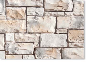 Country Rubble Manufactured Stone / Texas Cream