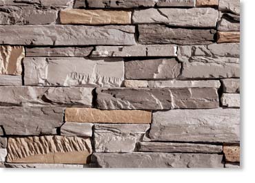 Old World Ledge Manufactured Stone / Cape Cod Grey