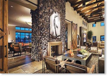 River Rock Manufactured Stone / Sienna Brown