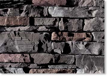 Rocky Mountain Ledge Manufactured Stone / Black Rundle