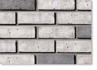 Wirecut Thin Brick Veneer / Glacier