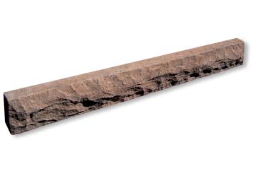 5in Chiseled Stone Lintel Stone Veneer Accessory / Brownstone