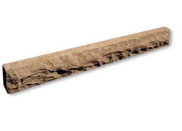 5in Chiseled Stone Lintel Stone Veneer Accessory / Buff