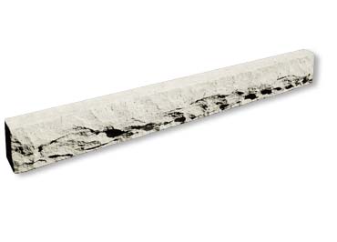 5in Chiseled Stone Lintel Stone Veneer Accessory / Chalk