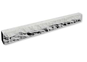 5in Chiseled Stone Lintel Stone Veneer Accessory / White