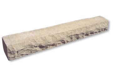 5in x 5in Chiseled Stone Lintel Stone Veneer Accessory / Cream