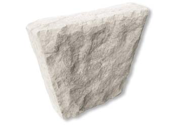 Chiseled Keystone Stone Veneer Accessory / Chalk