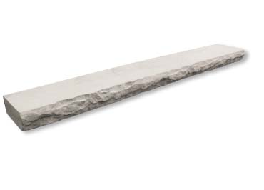 Chiseled Stone Mantel Stone Veneer Accessory / Chalk