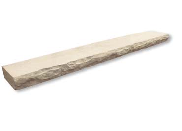 Chiseled Stone Mantel Stone Veneer Accessory / Cream