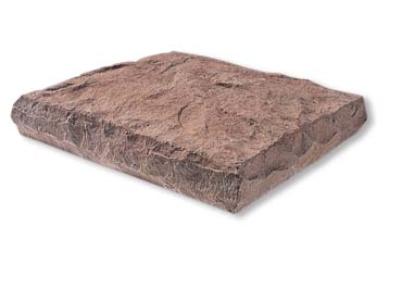 Chiseled Stone Post Cap Stone Veneer Accessory / Brownstone
