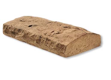 Chiseled Stone Wall Cap Stone Veneer Accessory / Buff