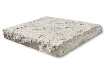 Flagstone Post Cap Stone Veneer Accessory / Chalk