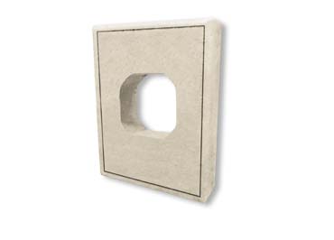 Small Light Box Stone Veneer Accessory / Chalk