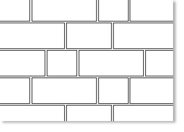 8in Classic Jerusalem Hatch Pattern