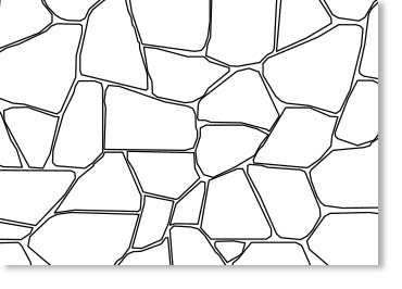 Split Fieldstone Hatch Pattern