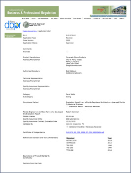 Florida Evaluation Report