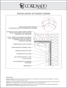 Installation At Inside Corner